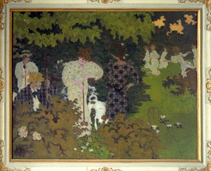 Crepuscolo o Festa del croquet da Pierre Bonnard