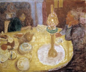Serata sotto la lampada da Pierre Bonnard