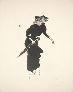 Donna con un ombrello (Femme au parapluie)