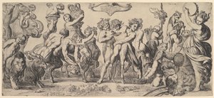 Trionfo di Bacco da Pierre Brebiette