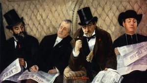 Nel Vagone Ferroviario da Pierre Carrier Belleuse