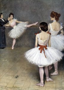 Danza classica: ballerine nel 1897 di Pierre Carrier Belleuse da Pierre Carrier Belleuse