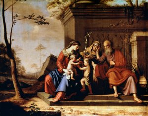 La Sacra Famiglia, 1655 da Pierre Cauchy