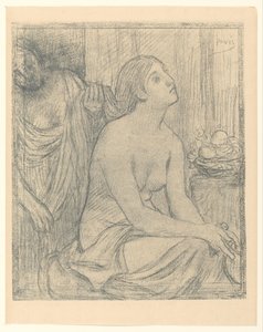 Donna alla toeletta da Pierre Cécile Puvis de Chavannes