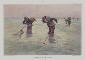 Pescatrici di Gamberetti da Pierre Celestin Billet