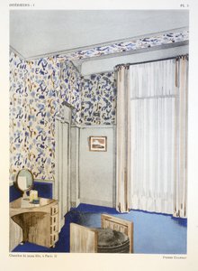 Camera di giovane ragazza II, a Parigi, illustrazione da 