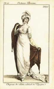 Merveilleuse in abito da opera, Parigi da Pierre Charles Baquoy