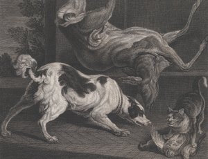 Cani e natura morta, 1778