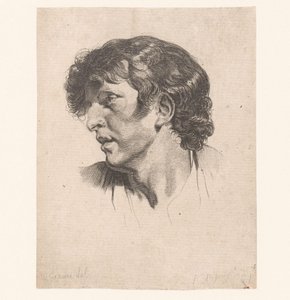 Testa di un giovane, girata a sinistra da Pierre Charles Ingouf