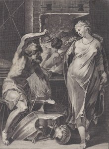 Vulcano che forgia l