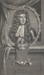 Ritratto di Carlo II da Pierre Drevet