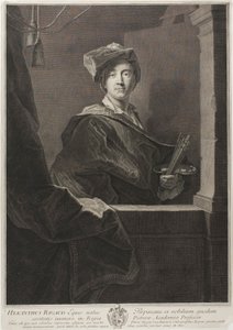 Ritratto di Hyacinthe Rigaud da Pierre Drevet