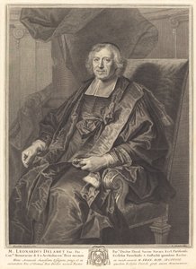 Leonard de Lamet da Pierre Drevet after Hyacinthe Rigaud