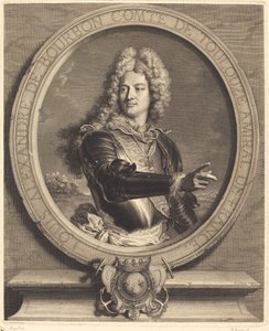 Louis-Alexandre de Bourdon, conte di Tolosa da Pierre Drevet after Hyacinthe Rigaud