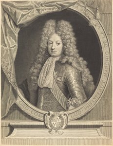 Marchese de la Vrilliere da Pierre Drevet after Pierre Gobert
