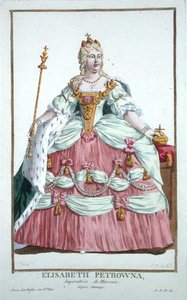 Elisabetta Petrovna (1709-62) Imperatrice di Russia (1741-62) da 