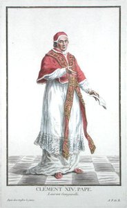 Lorenzo Ganganelli (1705-74) Papa Clemente XIV (1769-74) da 