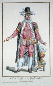 Principe Maurizio di Nassau (1567-1625) Statolder della Repubblica Olandese da 