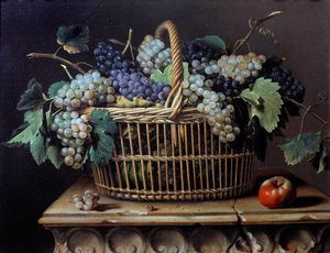 Natura morta di un grappolo d