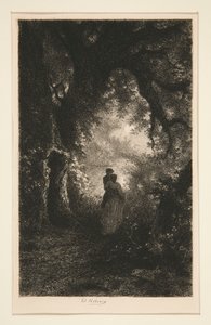 Silenzio e Notte dei Boschi da Pierre Edmond Alexandre Hedouin