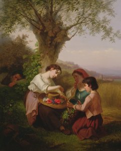 Il cappello di paglia da Pierre Edouard Frere