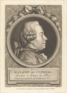 M. Clicot de Clerval da Pierre Etienne Moitte after Charles Nicolas Cochin II