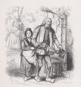 Il cieco di Bagnolet da Le opere complete di Béranger da Pierre Francois Godard