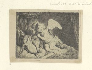 Amore riposante da Pierre François Basan (workshop of)