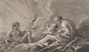 Amore istruito da Mercurio, XVIII secolo da Pierre François Basan
