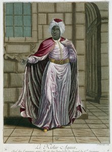 Ritratto del Kistar-Agassi (capo degli eunuchi) - in Collezione di 100 stampe rappresentanti diverse nazioni del Levante nel 1707 e 1708 per ordine di M. de Ferriol, ambasciatore del re alla Porta e aggiornato nel 1712-13 a cura di M. Le Hay