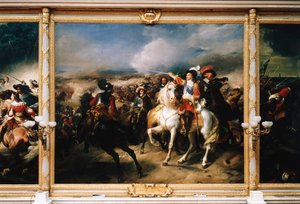 Battaglia di Lens, 28 agosto 1648 XIX secolo da Pierre Franque