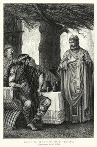 Saint Gregoire De Tours Devant Chilperic da Pierre Fritel