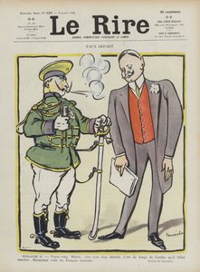 Falsa partenza. Illustrazione per Le Rire