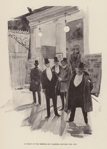 Davanti al Théâtre des Variétés, tra gli atti da Pierre Georges Jeanniot