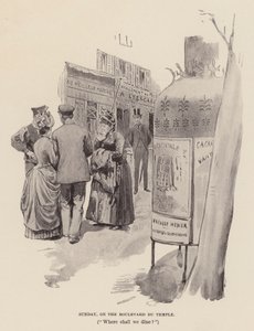 Domenica, sul Boulevard du Temple da Pierre Georges Jeanniot