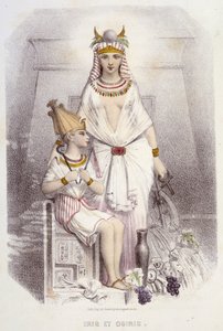 Iside e Osiride - in "Muses and fairies", di Mery e Foelix, ill. G. Staal, ed. G. de Gonet da Pierre Gustave Eugene Staal