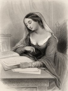 Eloisa (1101-60) illustrazione da 