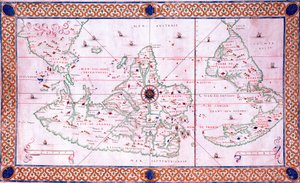 Carta del mondo di Pierre Hamon da Pierre Hamon