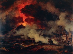 Eruzione del Vesuvio da Pierre Henri de Valenciennes
