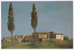 Fabrique a Villa Farnese: i due pioppi ... da Pierre Henri de Valenciennes