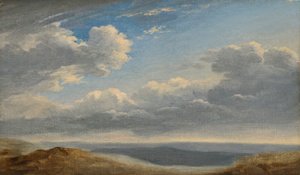 Studio di nuvole sulla campagna romana c.1782-85