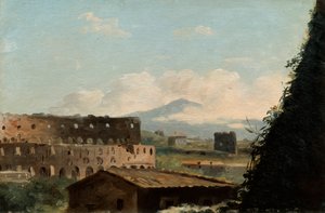 Veduta del Colosseo, Roma, fine XVIII - inizio XIX secolo da Pierre Henri de Valenciennes