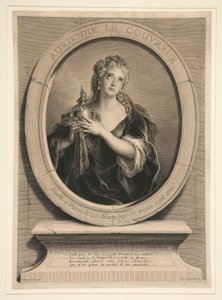 Adrienne le Couvreur da Pierre Imbert Drevet