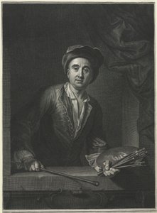 François de Troy, dopo un autoritratto da Pierre Imbert Drevet