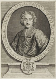 Ritratto di François-Paul de Neufville de Villeroy da Pierre Imbert Drevet