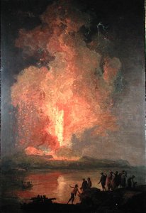 Eruzione del Vesuvio da Pierre Jacques Volaire