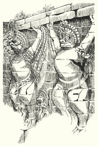 Garuda, Terrazza degli Elefanti