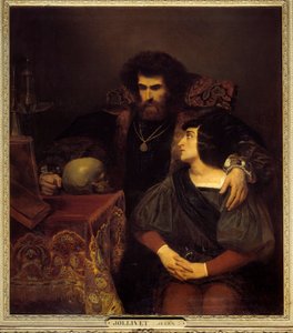 Lara Scena dal canto I di Lara di Lord Byron da Pierre Jules Jollivet
