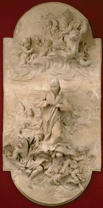 San Luigi Gonzaga in Gloria, c.1696 da Pierre Legros