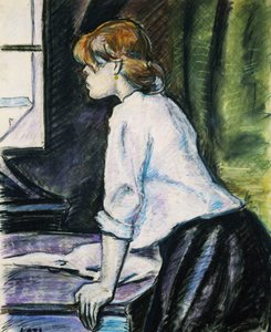 Ragazza alla finestra; Jeune Fille a la Fenetre da Pierre Loti